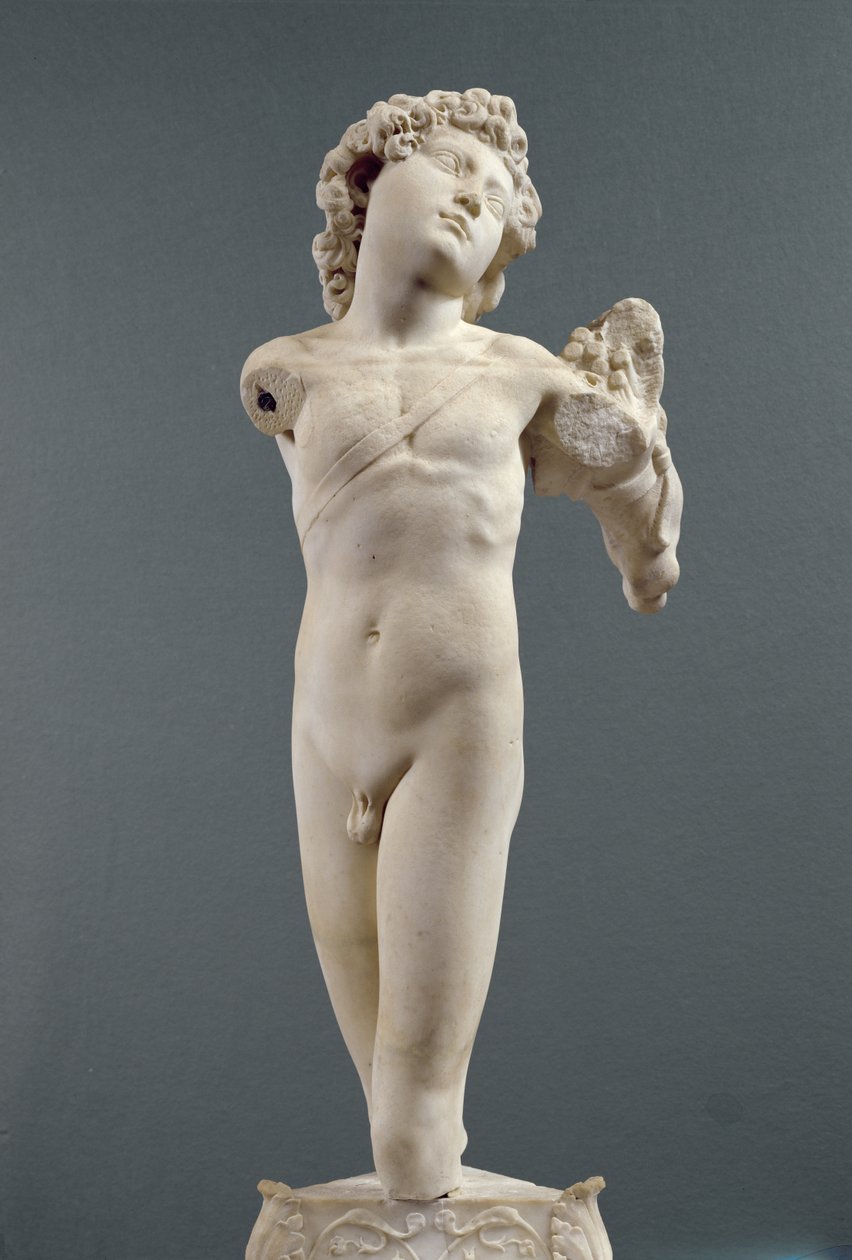 Cupido på Manhattan, ca 1494-96 (marmor) av Michelangelo Buonarroti