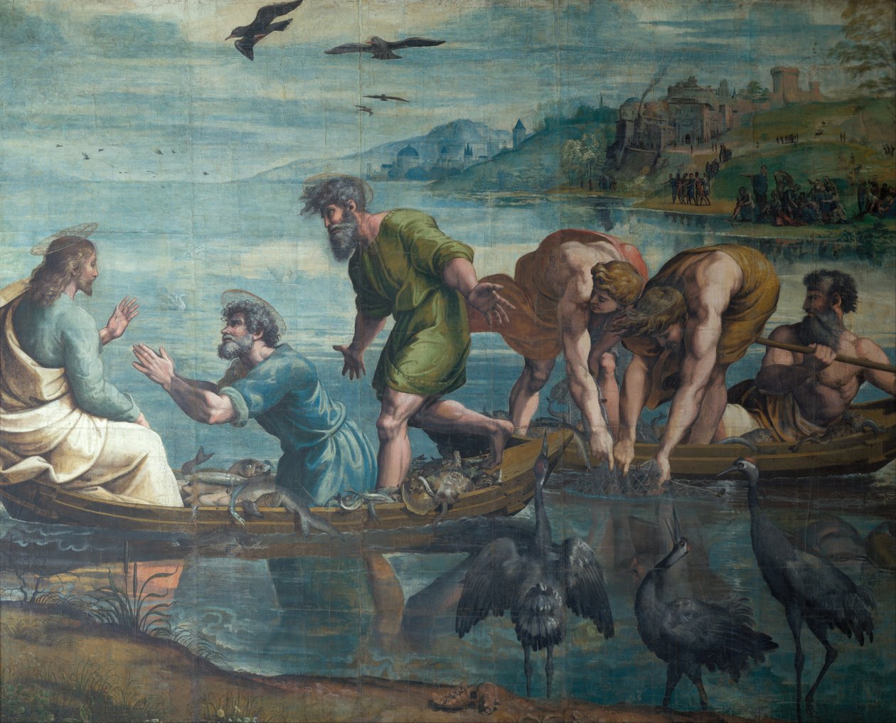 The Miraculous Draft of Fishes av Michelangelo Buonarroti