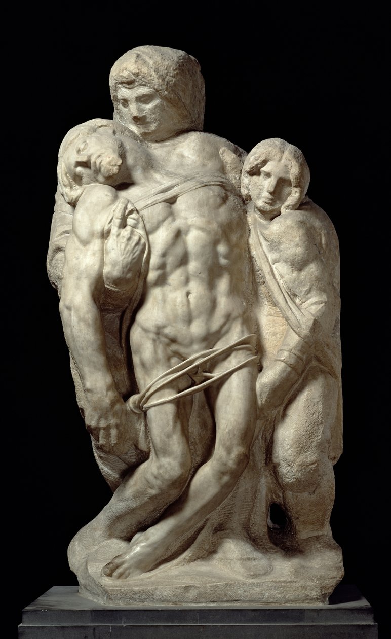 Palestrina Pieta (marmor) av Michelangelo Buonarroti