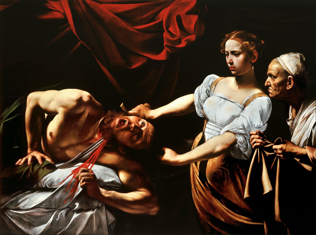 Judith beheading Holofernes av Michelangelo Merisi Caravaggio