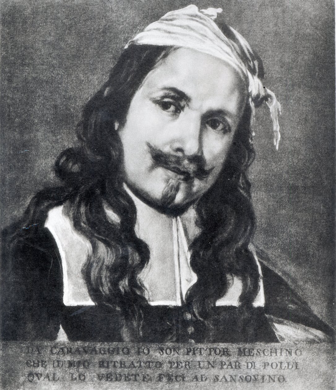 Självporträtt av Michelangelo Merisi Caravaggio