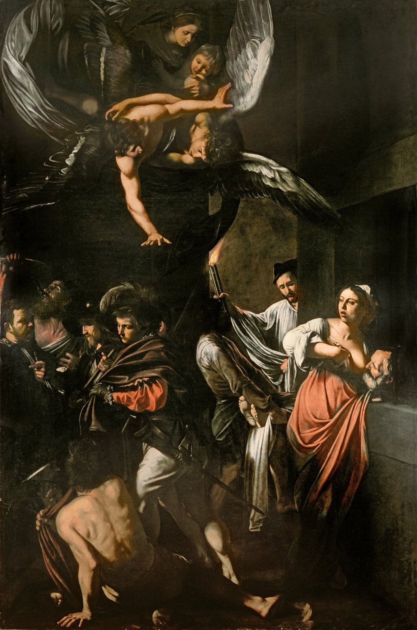 Barmhärtighetens sju verk, 1607 av Michelangelo Merisi Caravaggio