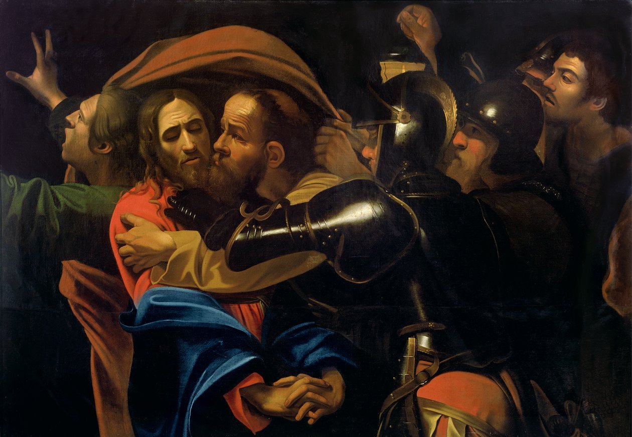Intagandet av Kristus av Michelangelo Merisi Caravaggio