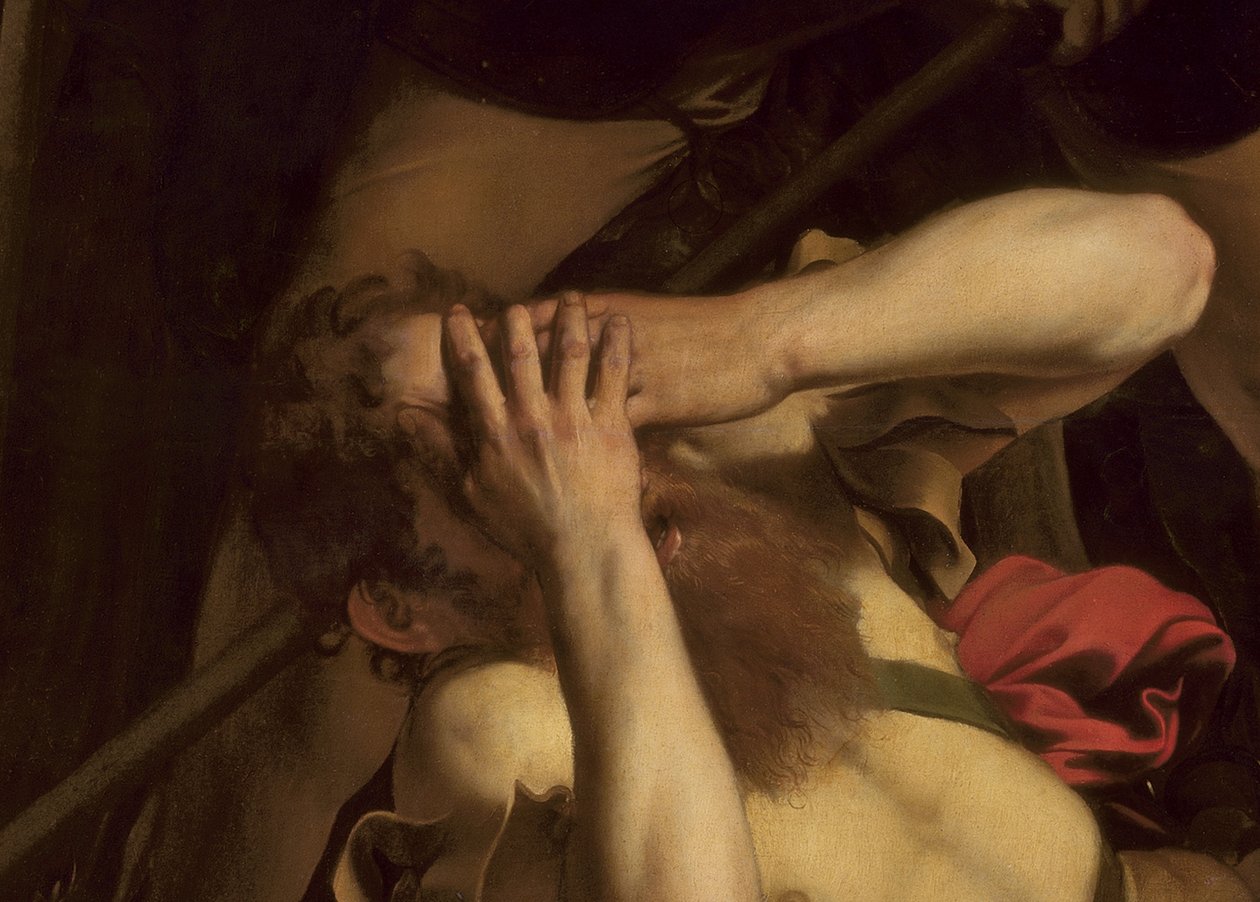 The Conversion of St. Paul (detalj av 355364) av Michelangelo Merisi Caravaggio