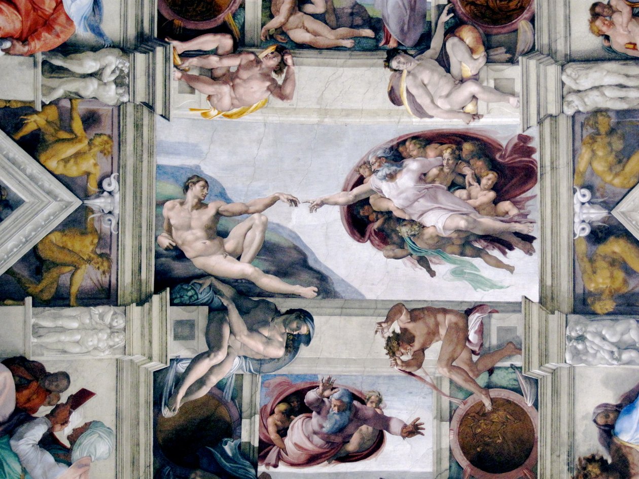 Skapelsen av Adam av Michelangelo