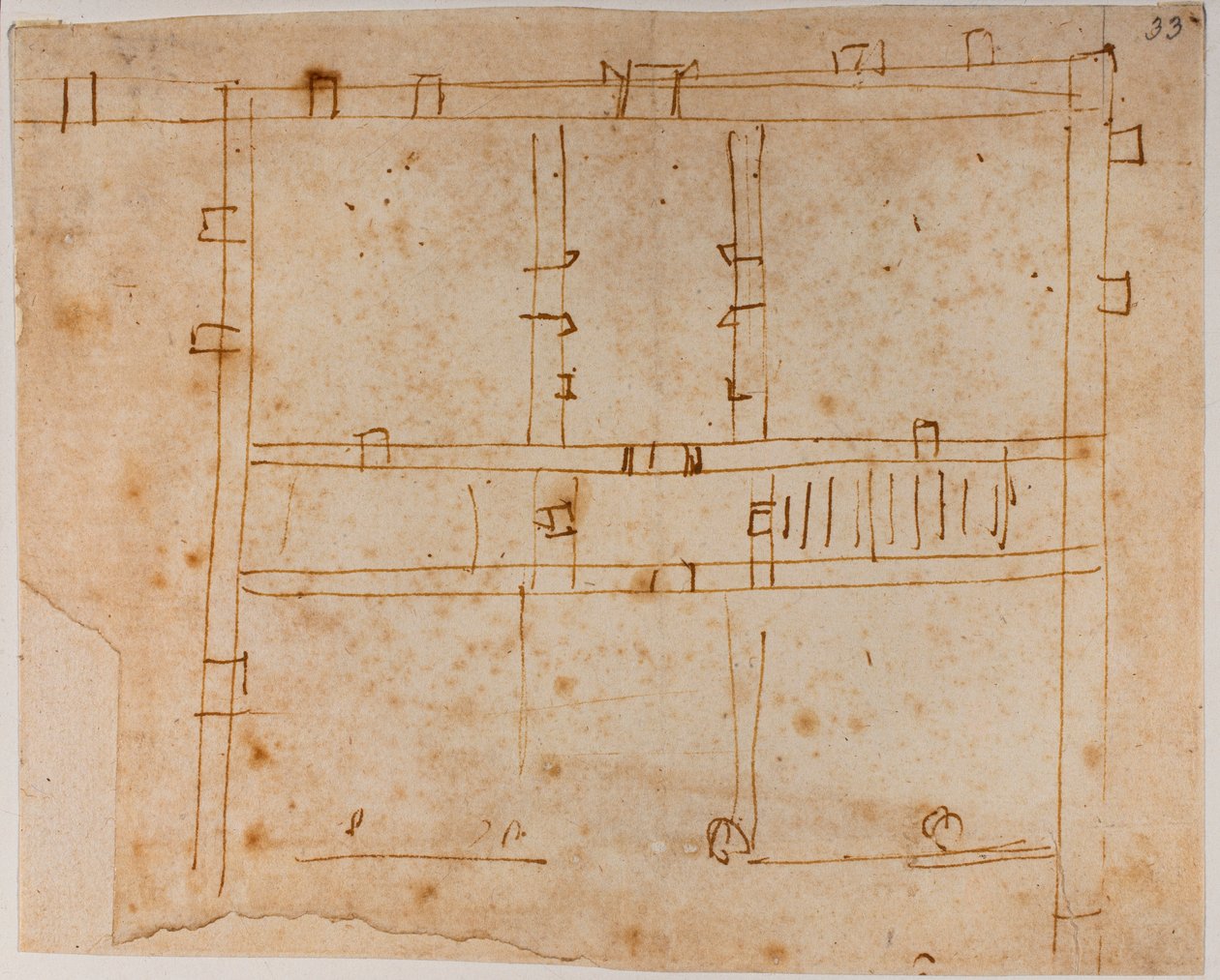 Husplan av Michelangelo Buonarroti
