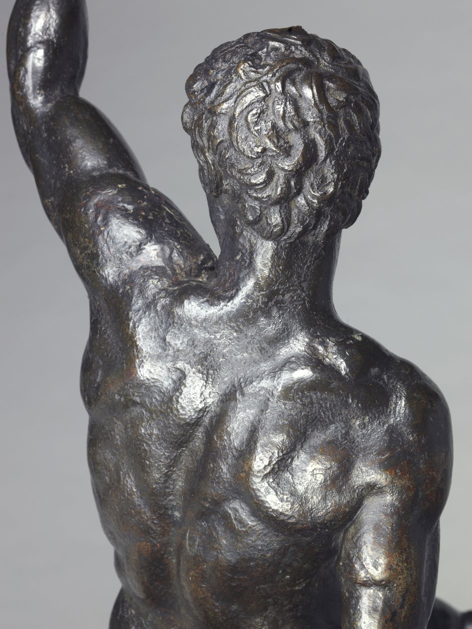 Nakna bacchants rider pantrar, ca 1506-08 (brons) av Michelangelo Buonarroti