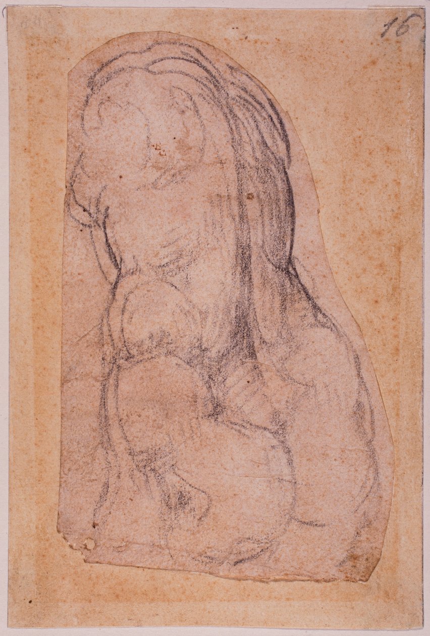 Studie av en antik Venus av Michelangelo Buonarroti