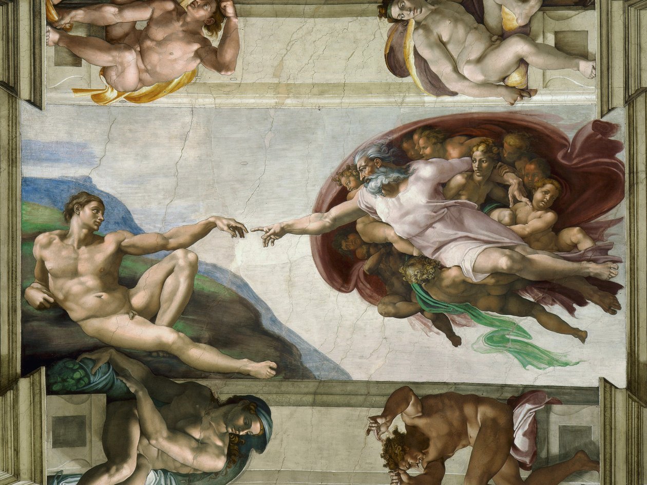 Adams skapelse av Michelangelo Buonarroti