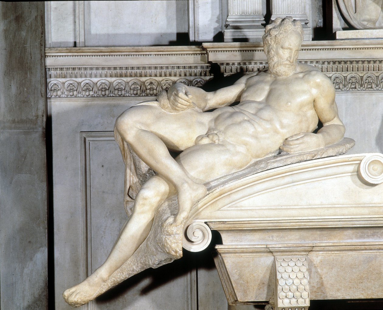 Skymningen av Michelangelo Buonarroti