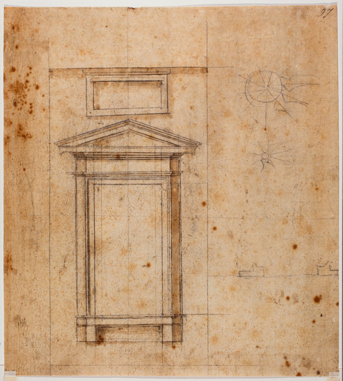Fönsterdesign av Michelangelo Buonarroti