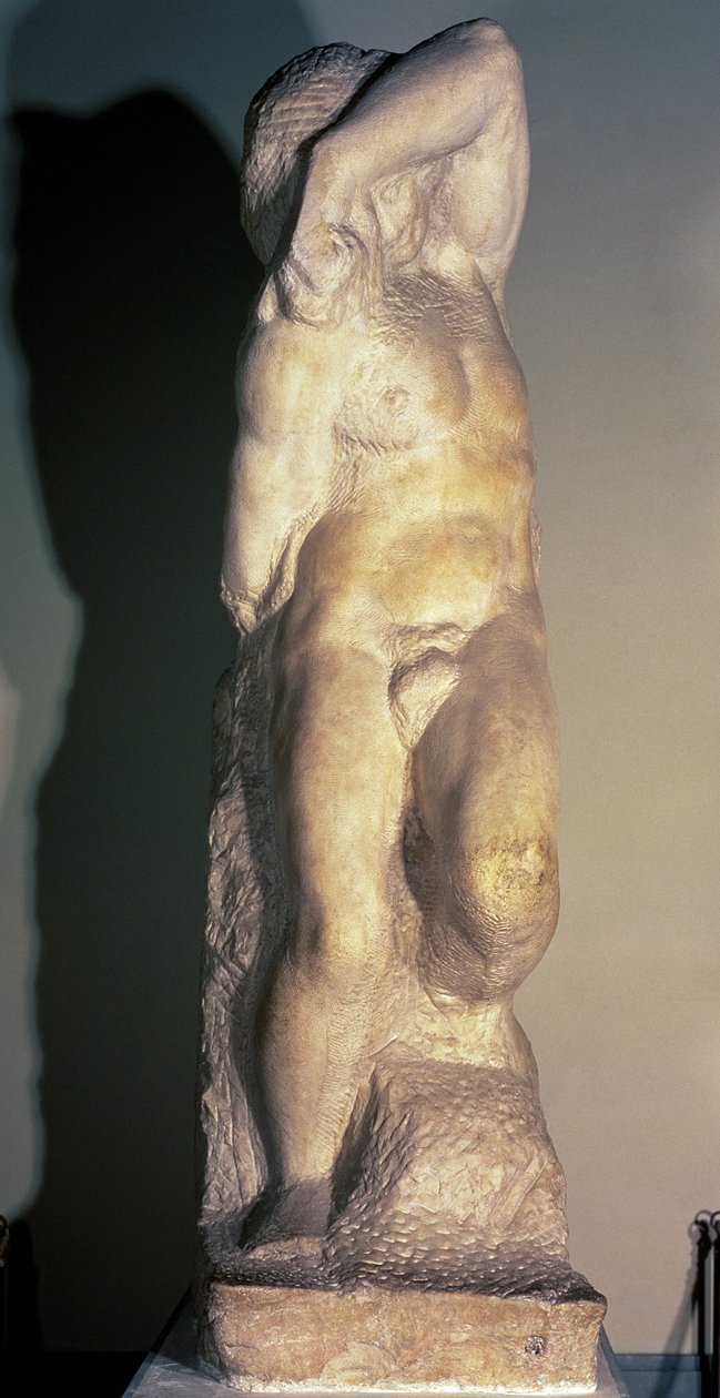 Ung slav, ca 1520-23 av Michelangelo Buonarroti