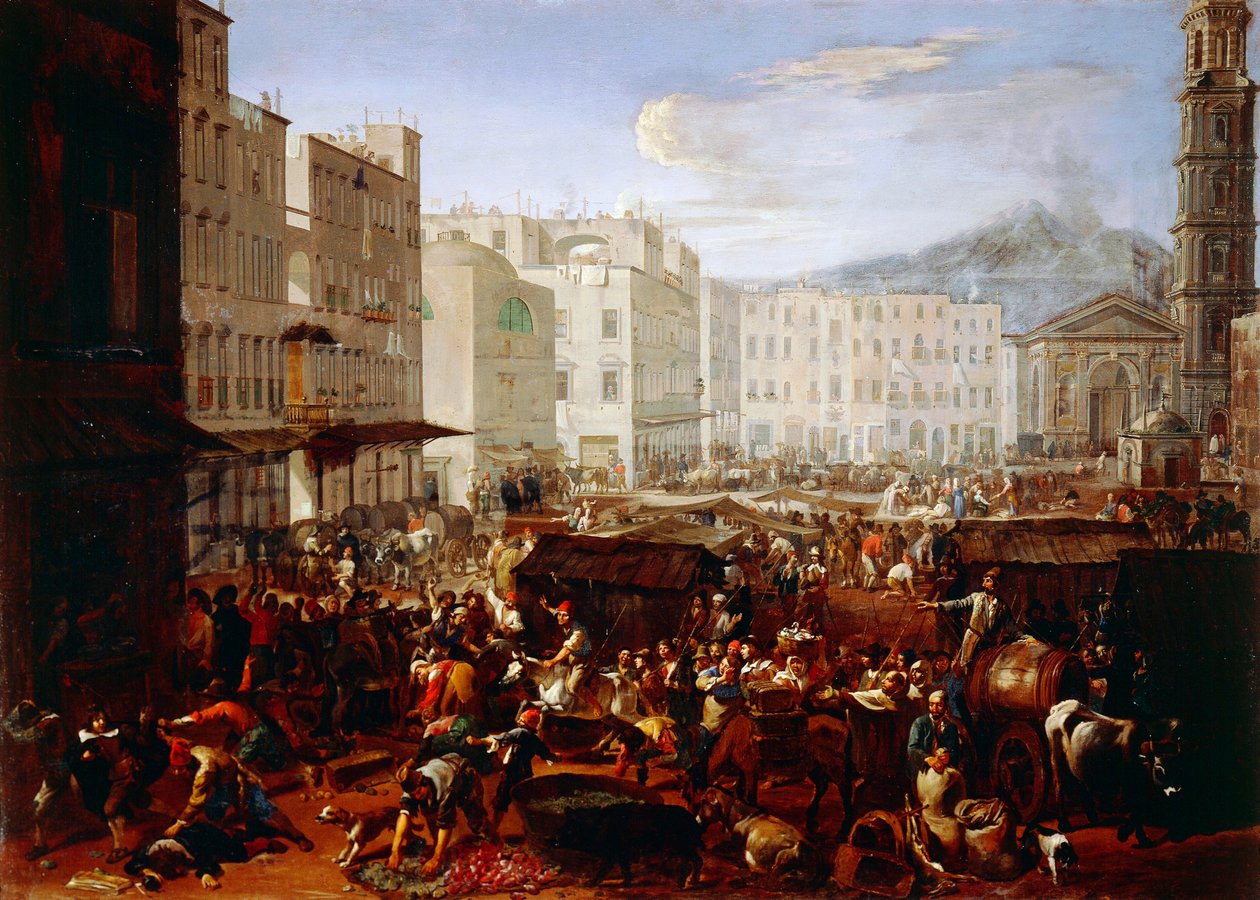 Masaniello Revolt, 7 juli av Michelangelo Cerquozzi