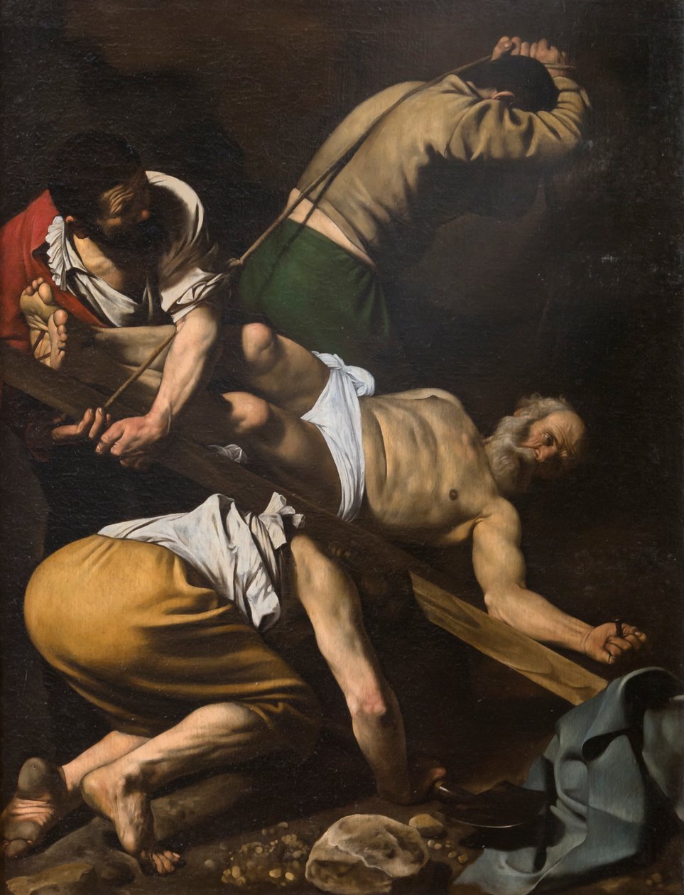 Korsfästelsen av Peter av Michelangelo Merisi da Caravaggio
