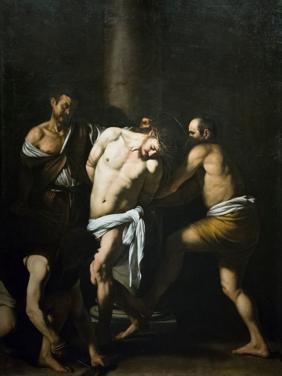 Kristi flagellation av Michelangelo Merisi da Caravaggio