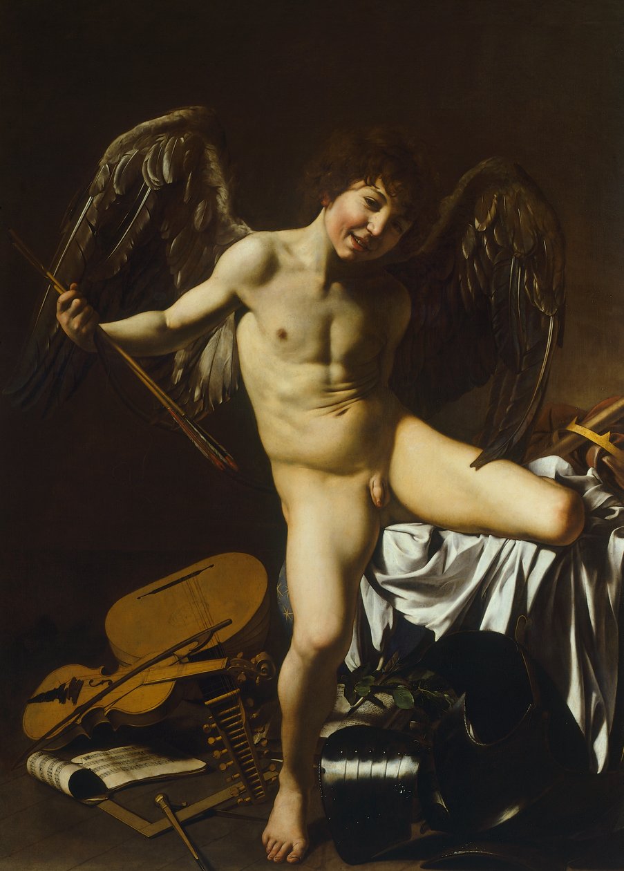 Segerrik Amor av Michelangelo Merisi da Caravaggio