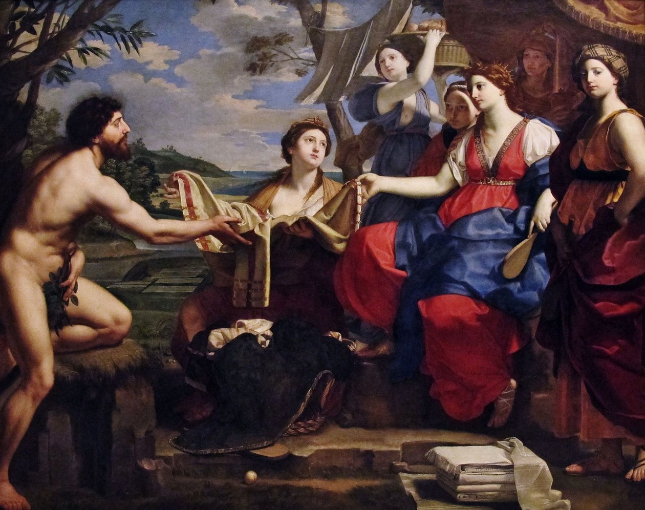  Ulysses and Nausicaan av Michele Desubleo