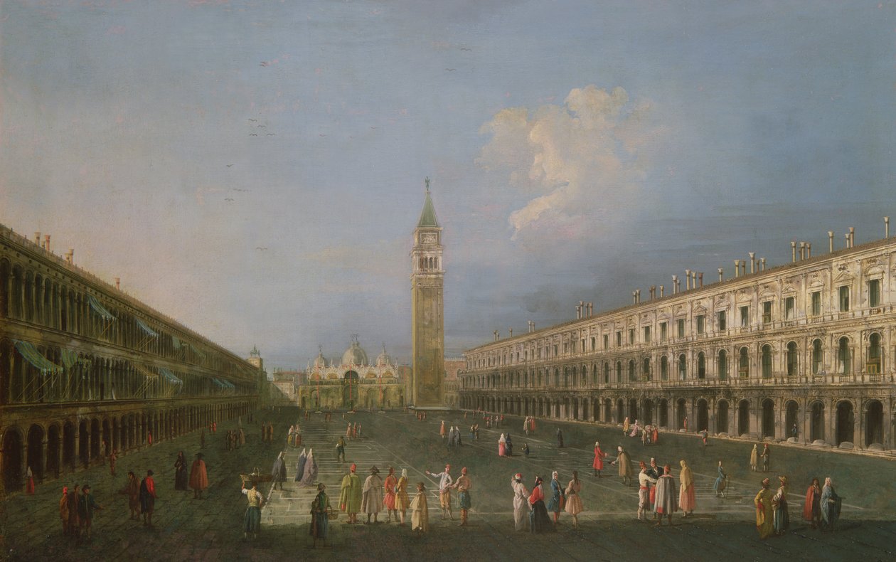 Markusplatsen, 1700-talet av Michele Marieschi