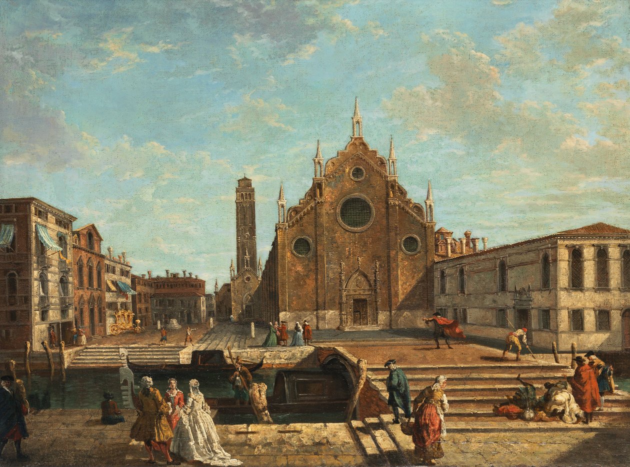Michele Marieschi Campo dei Frari av Michele Marieschi
