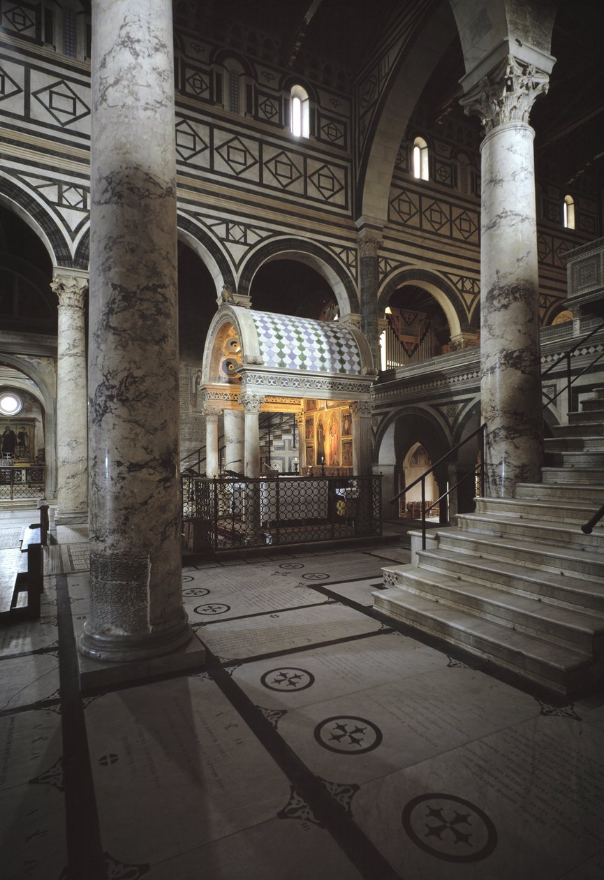 Krucifixets kapell (ciborium) av Michelozzo di Bartolommeo