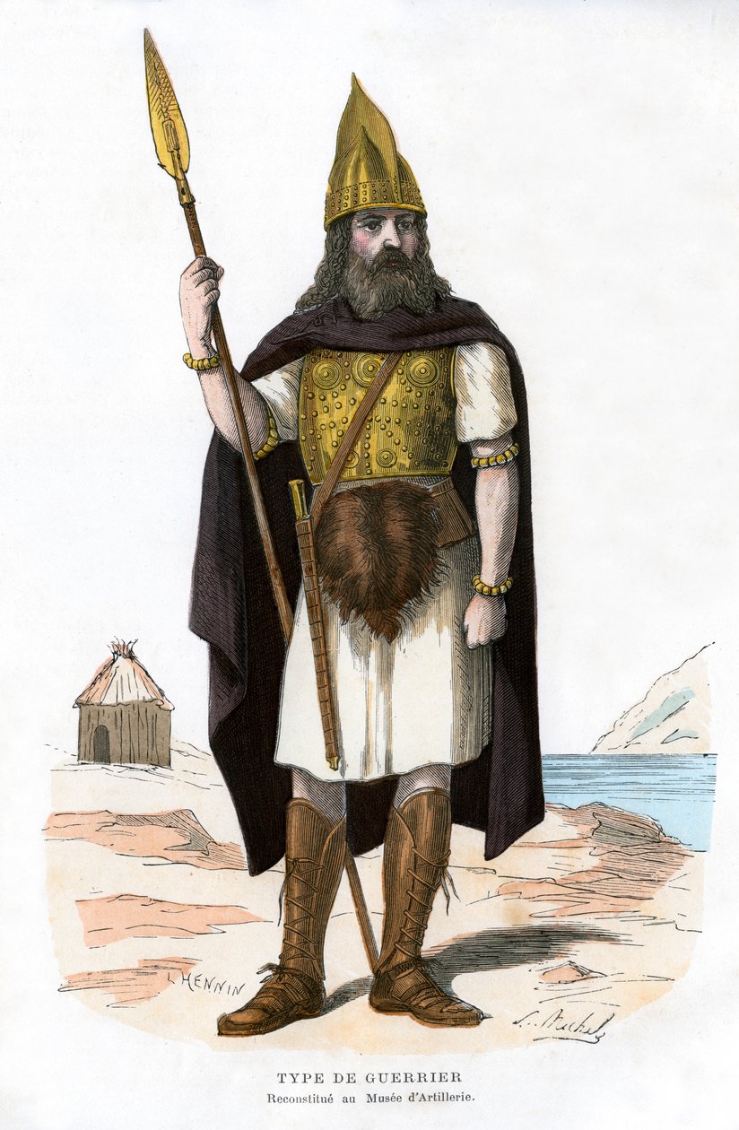 Krigare, möjligen gallisk eller frankisk, 1882-1884. av Michelz