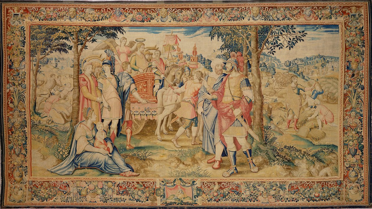 Josef härskare över Egypten (gobeläng) av Michiel I Coxcie