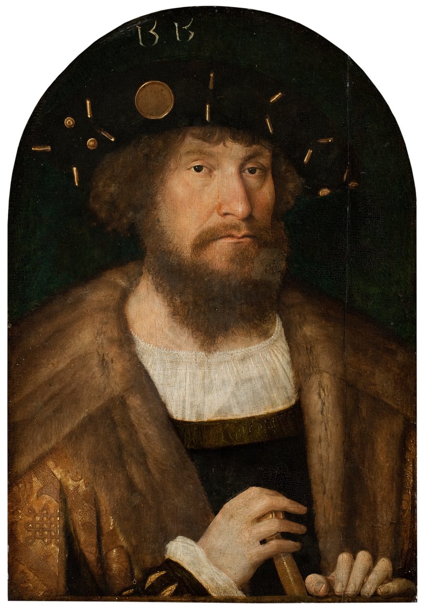 Porträtt av den danske kungen Christian II, 151415 av Michiel Sittow