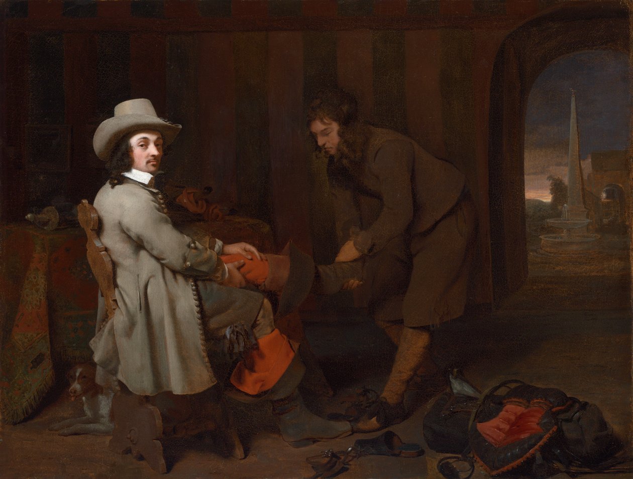 Anthonij de Bordes and His Valet av Michiel Sweerts