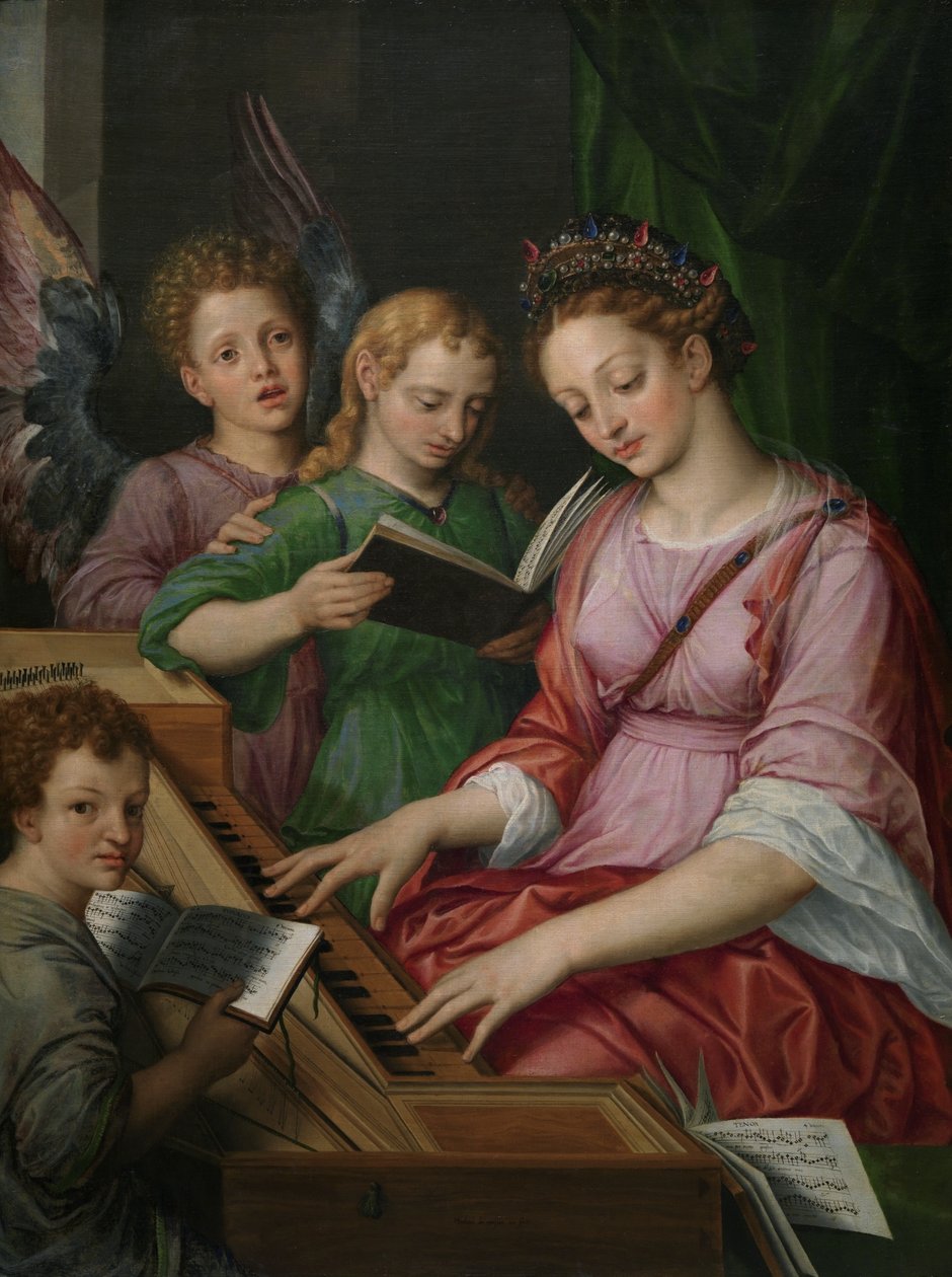 Sankta Cecilia av Michiel Coxie
