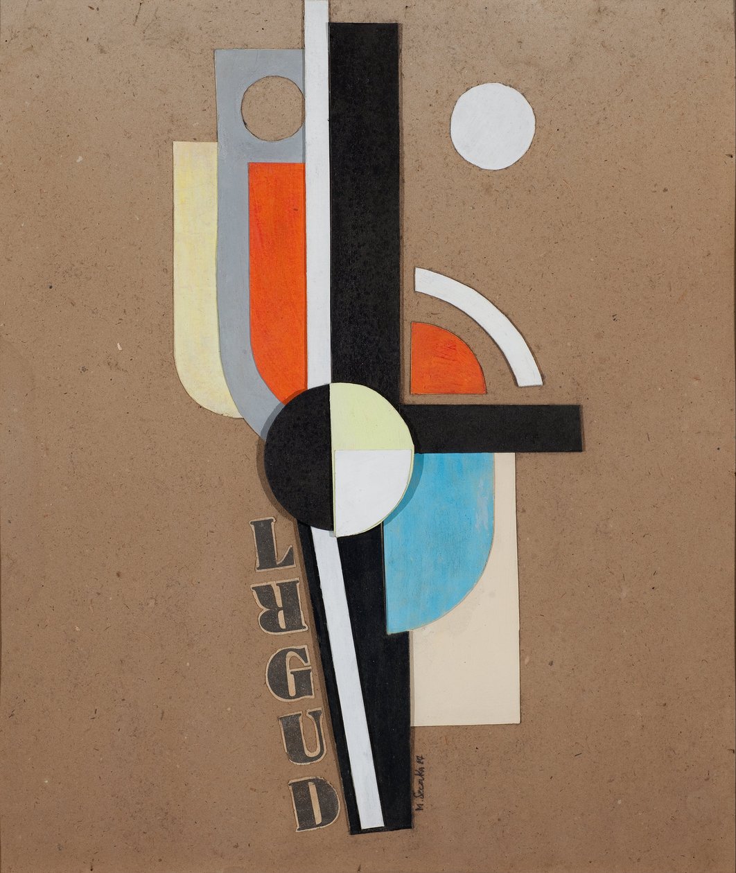 Untitled, Komposition LRGUD av Mieczysław Szczuka