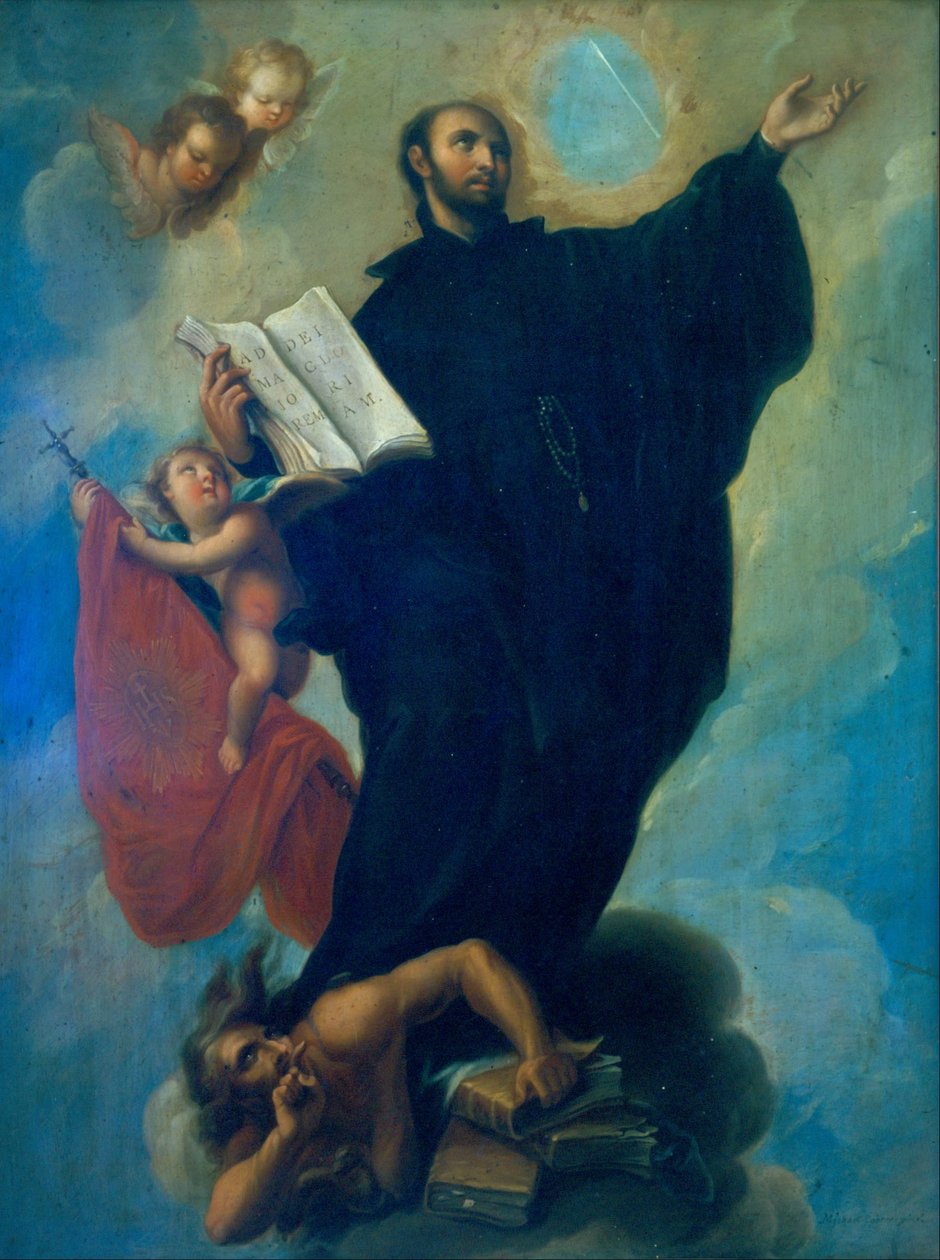 Sankt Ignatius Loyola av Miguel Cabrera