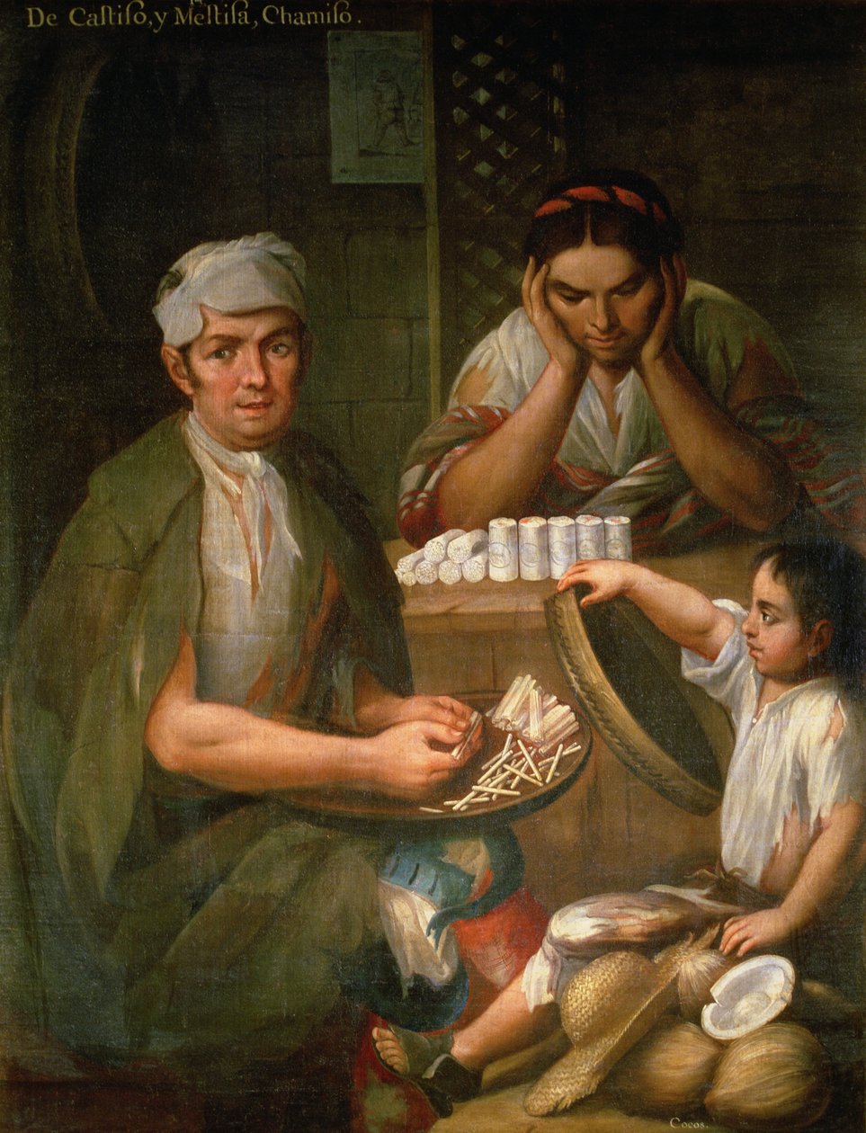 Race (olja på duk) av Miguel Cabera