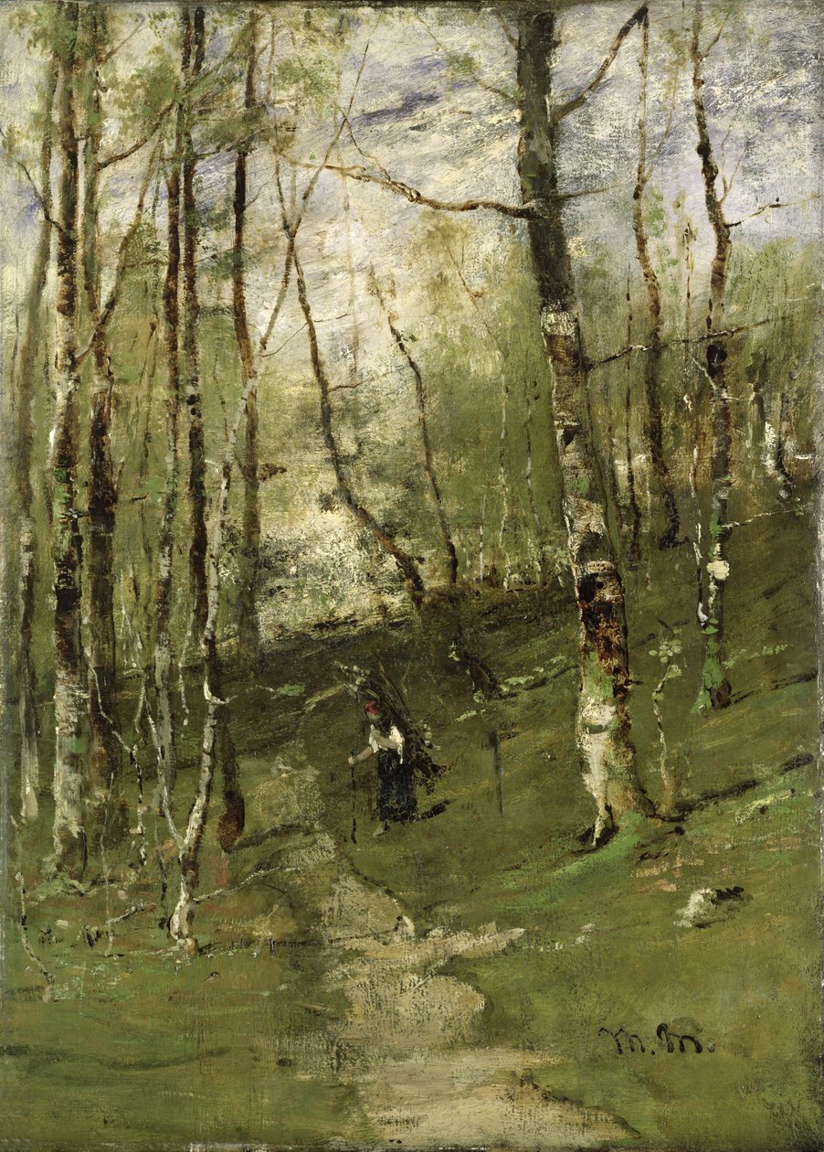 I Barbizon Woods 1875 av Mihály Munkácsy