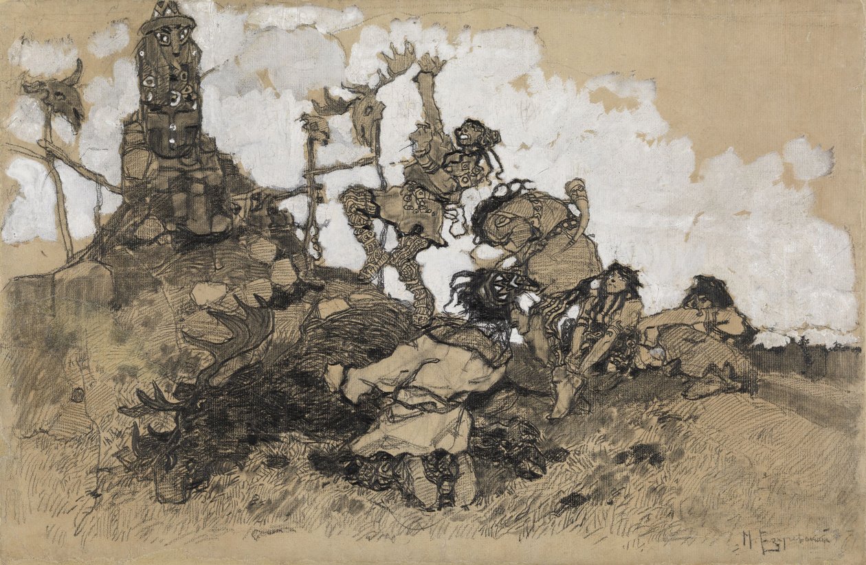 Tillber idoler av Mikhail Dmitrievich Ezuchevsky