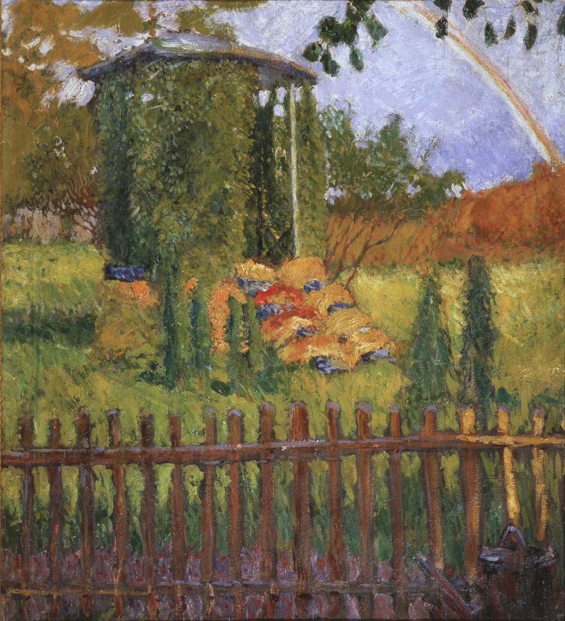En trädgårdsberså, 1907 av Mikhail Nikolayevich Yakovlev
