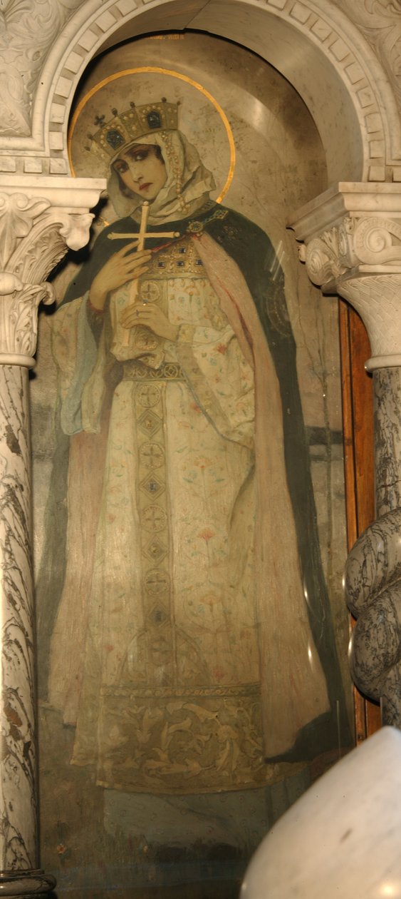 Sankta Olga, prinsessa av Kiev, 1885-1896 av Mikhail Vasilievich Nesterov