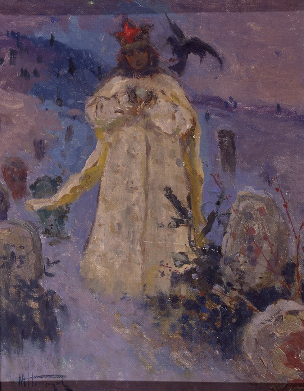 Tsarevna Prinsessan, 1887 av Mikhail Vasilievich Nesterov