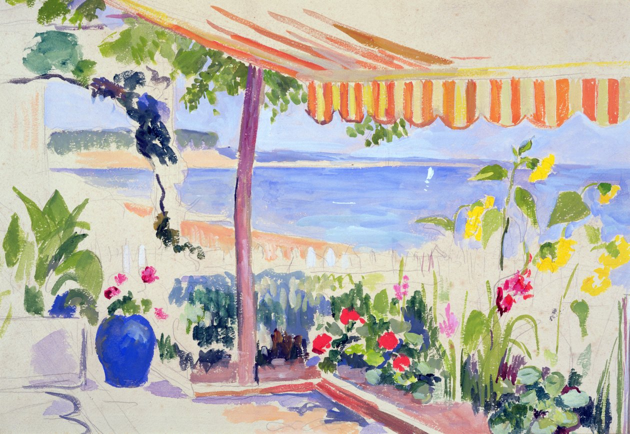 Utsikt över bassängen i Arcachon av Mildred Bendall