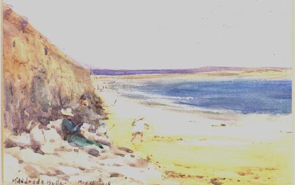På stranden av Mildred Anne Butler