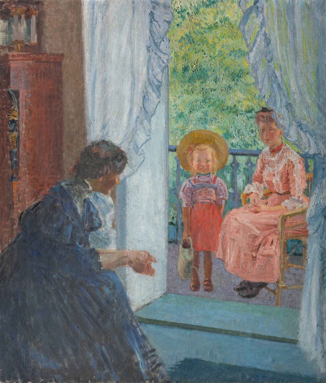 Balkong, 1908 av Milos Jiranek