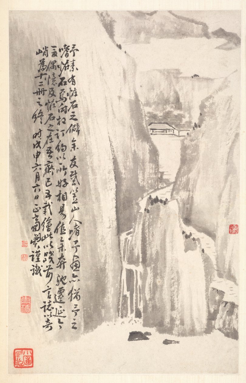 Sheer Cliffs, 1788. av Min Zhen