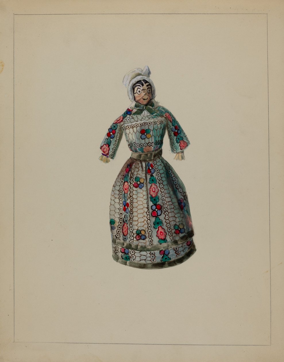 Docka, c. 1936. av Mina Lowry