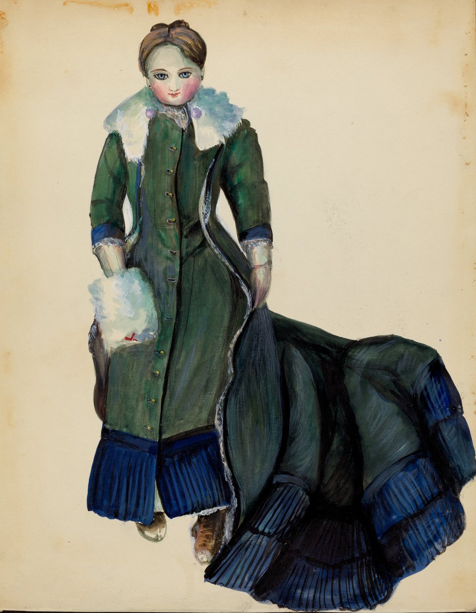 Docka, c. 1936. av Mina Lowry