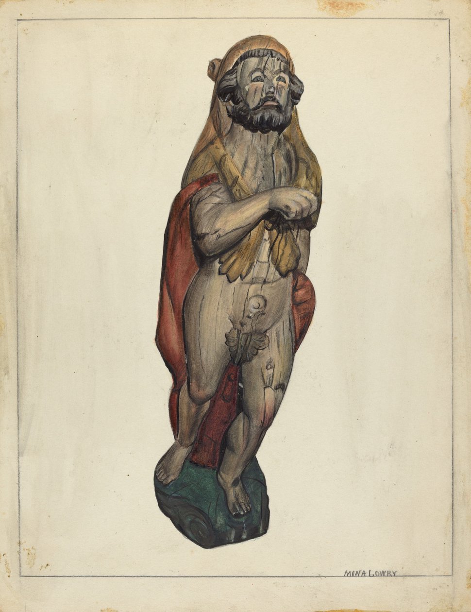 Galjonsfigur: Hercules, ca. 1940. av Mina Lowry