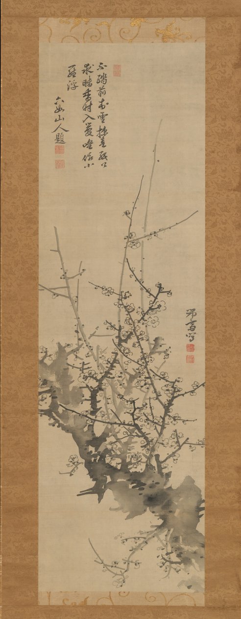 Plommonblommor, 1700-1800-talet. av Minagawa Kien
