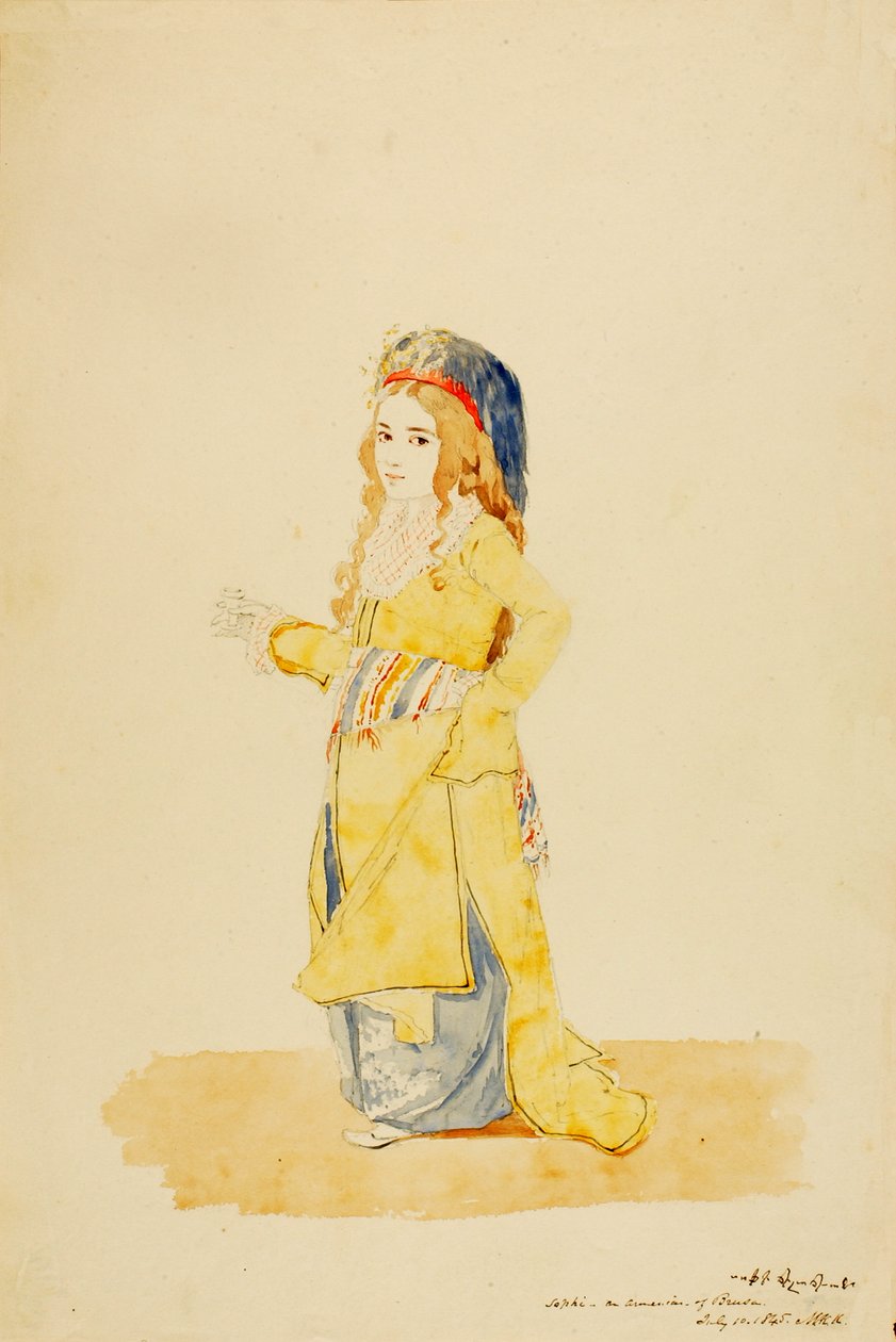 Sophi, en armenier från Brusa, 1845. av Miner Kilbourne Kellogg