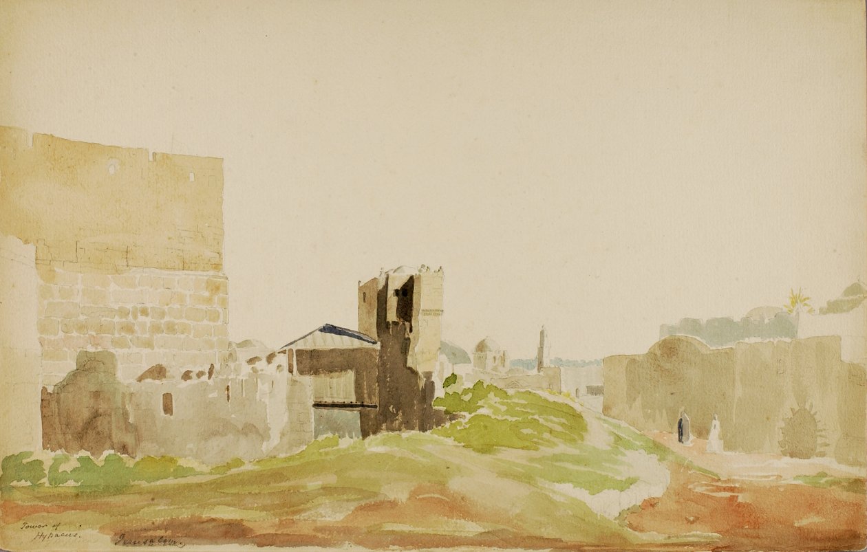 Tower of Hypacus, Jerusalem, n.d. av Miner Kilbourne Kellogg