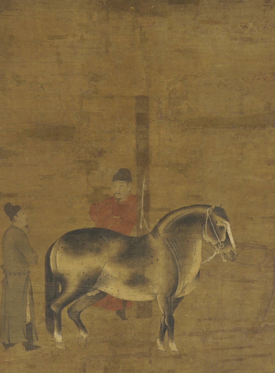Utvärdera en häst av Ming Dynasty Chinese School