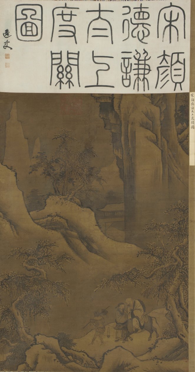 Laozi korsar passet, ca 1600 av Ming Dynasty Chinese School