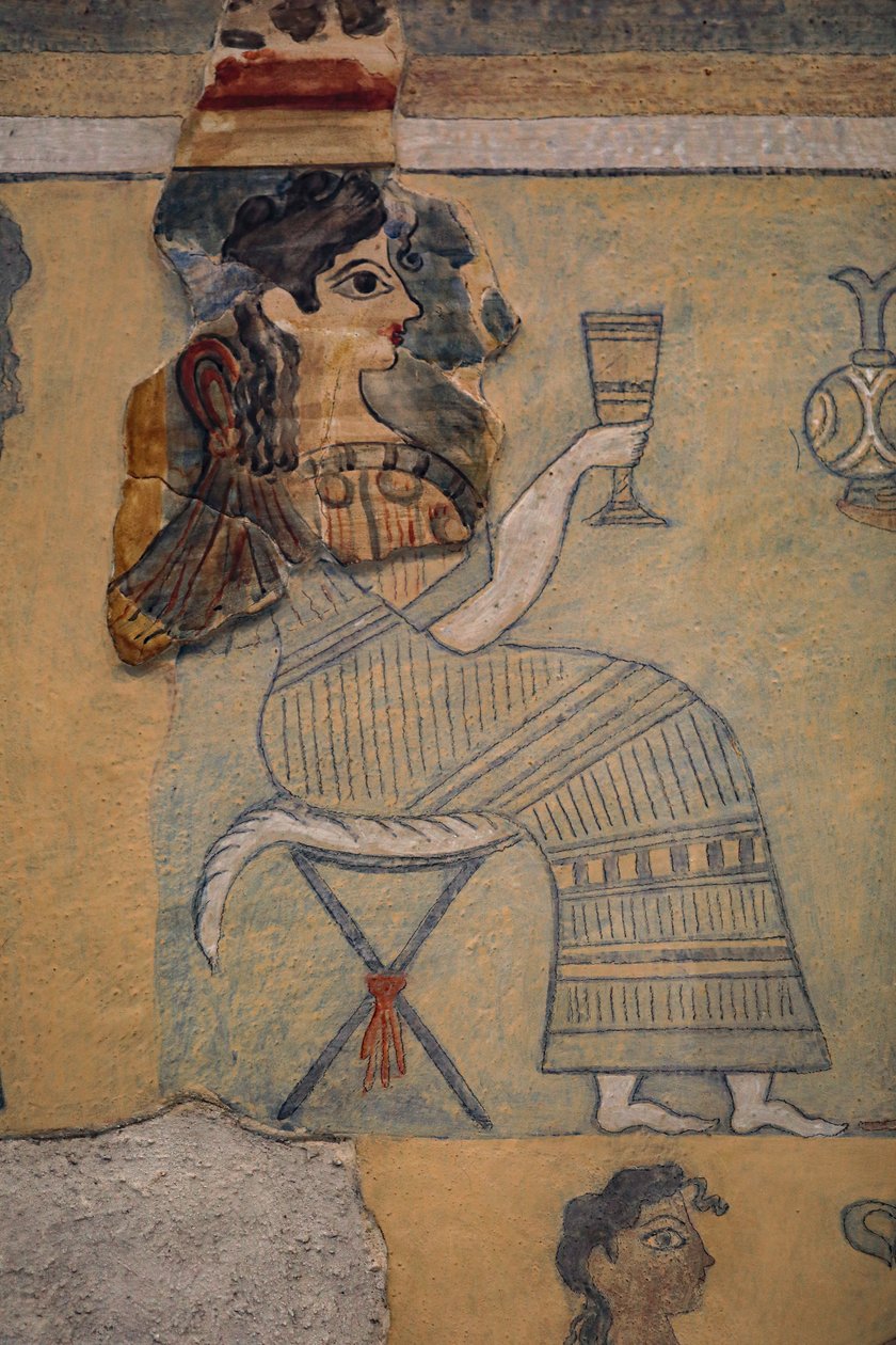 Camp-Pall Fresco av Minoan